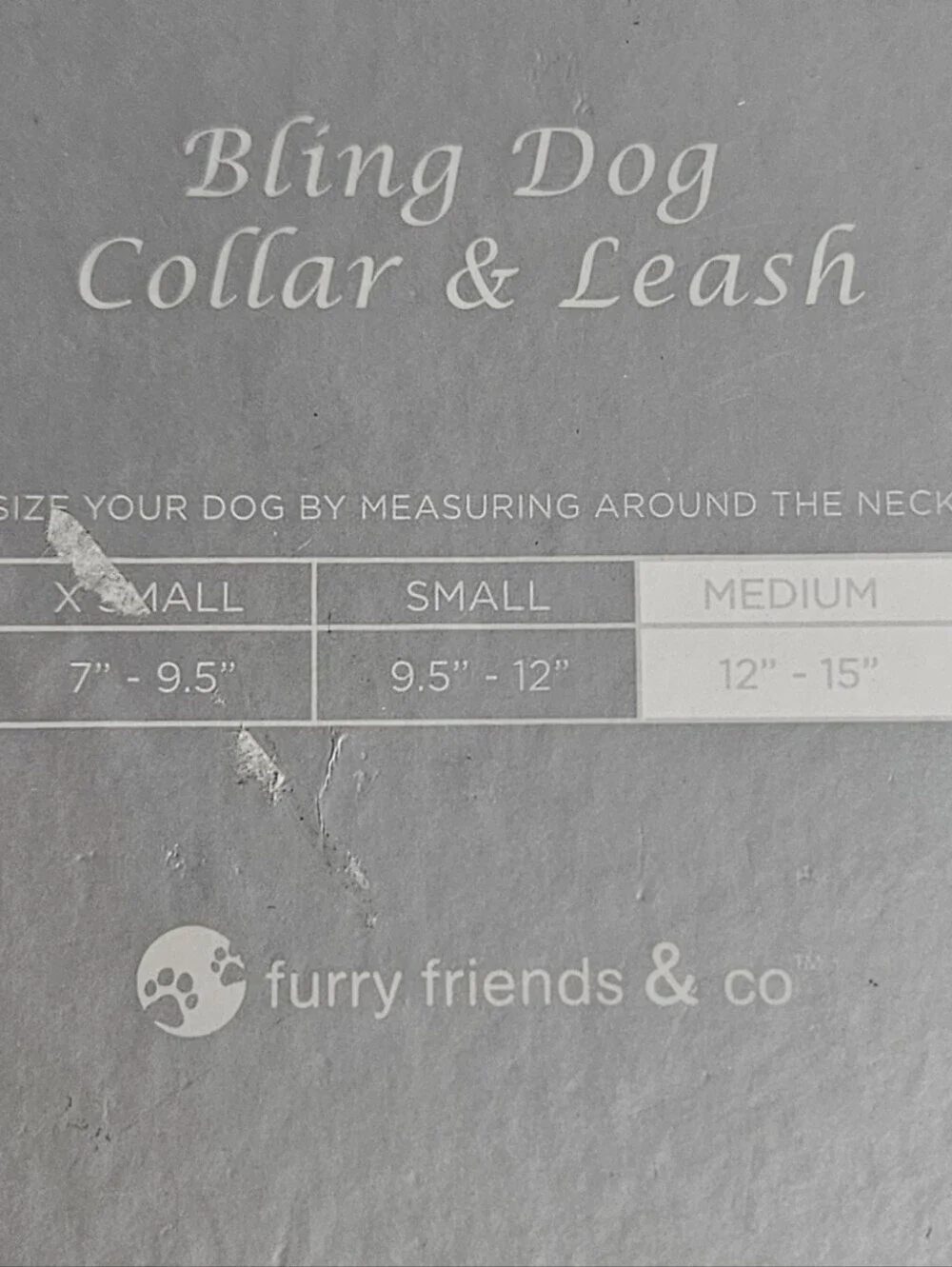 Furry Friends & Co Bling Dog Collar and Leash Set Pink Medium NIB